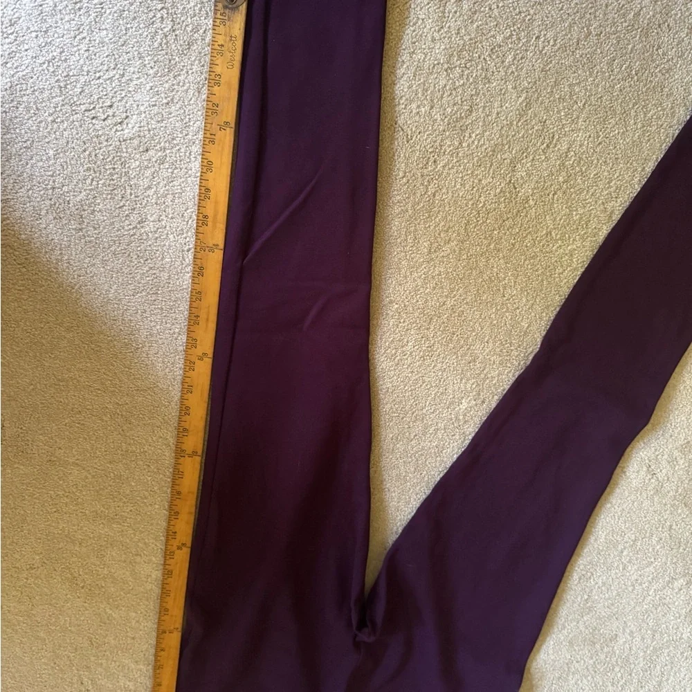 Cal Plum Ponte Slim Leg Pants